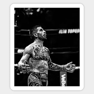 Ilia Topuria - B&W Sticker